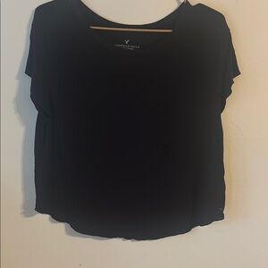 American Eagle Outfitters Black Boxy T-Shirt